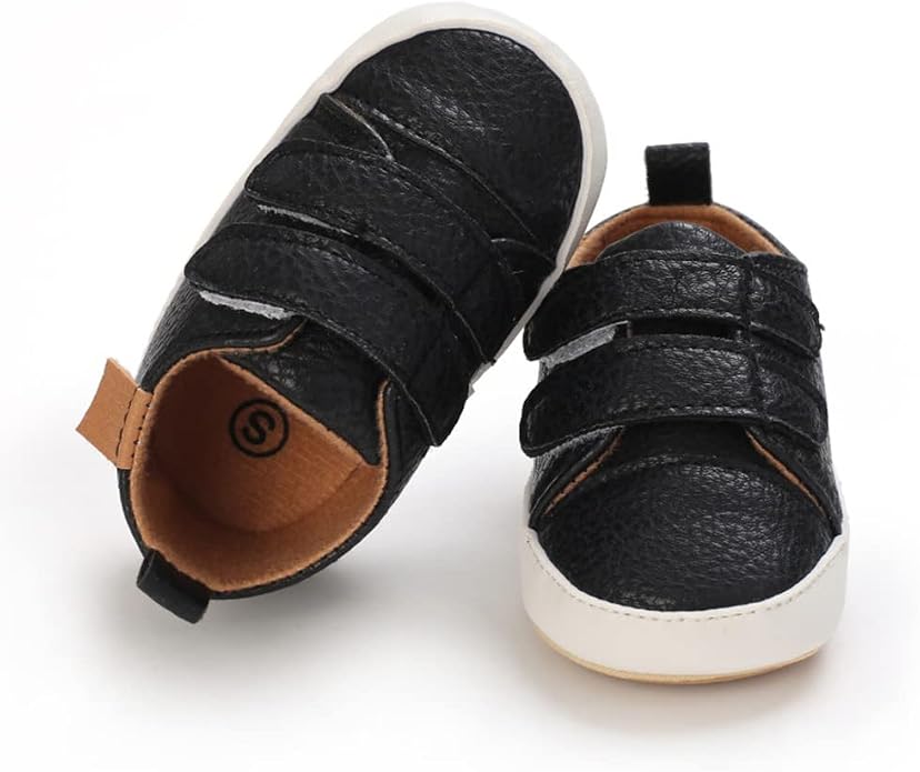 Clowora Baby Boys Girls Shoes Non-Slip Rubber Sole Sneakers Infant First - Image 4