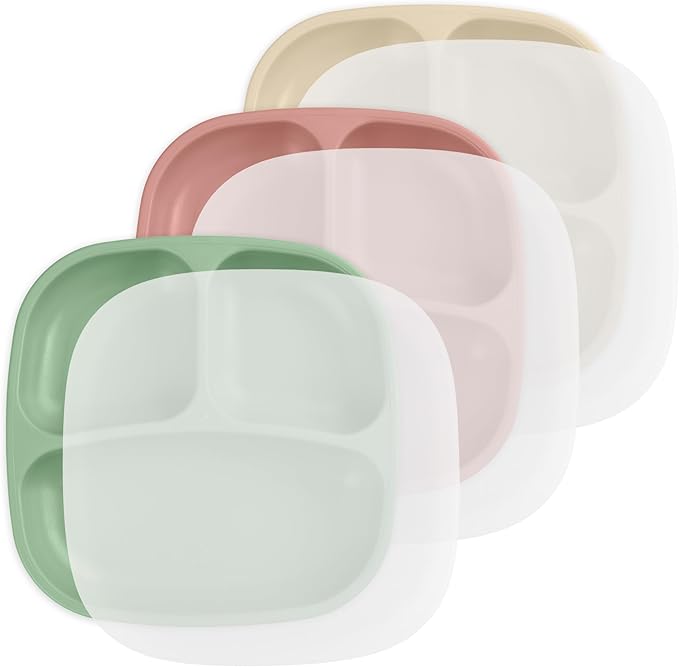 Re-Play Toddler Plates with Dividers by Re-Play