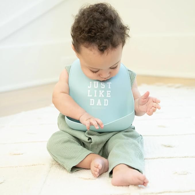 Baby Bib for Eating by Bella Tunno, Waterproof Silicone Bib - Image 2
