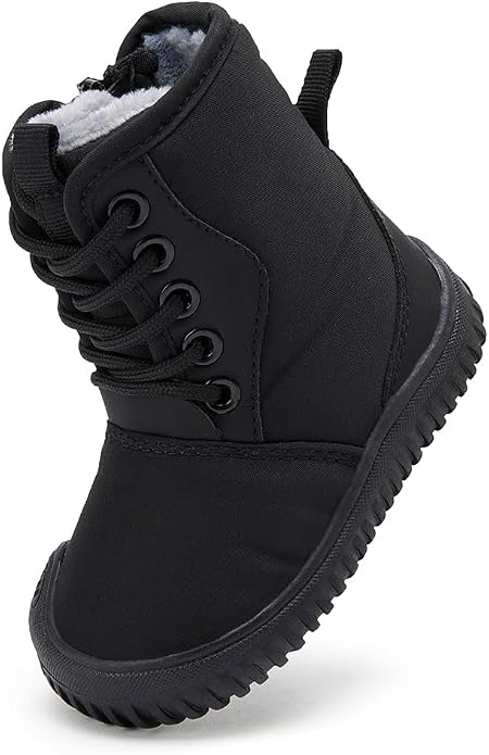 BMCiTYBM Toddler Baby Winter Snow Boots Boy Girl Faux Fur Warm Non Slip First - Image 3