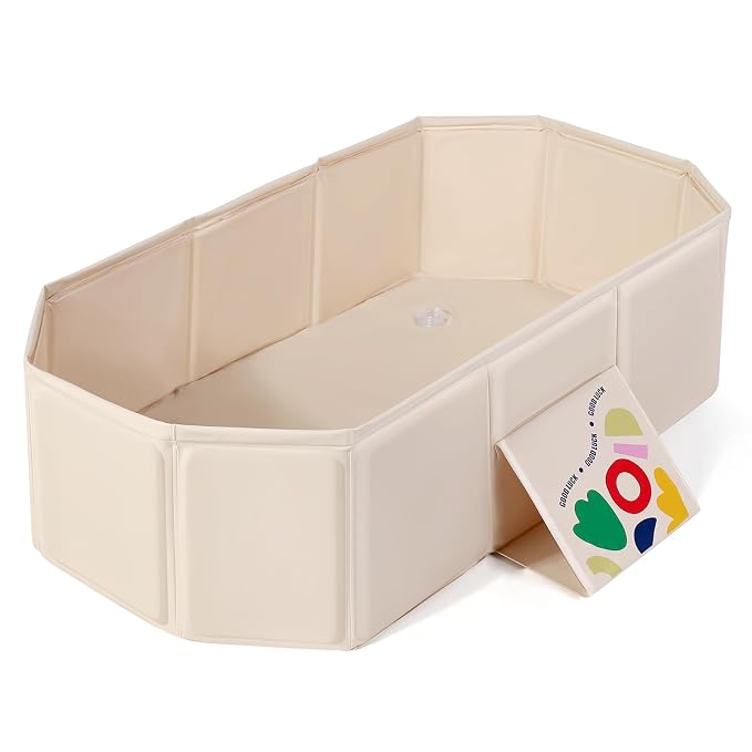 Orzbow Collapsible Baby Bathtub, Toddler Bathtub - Image 7
