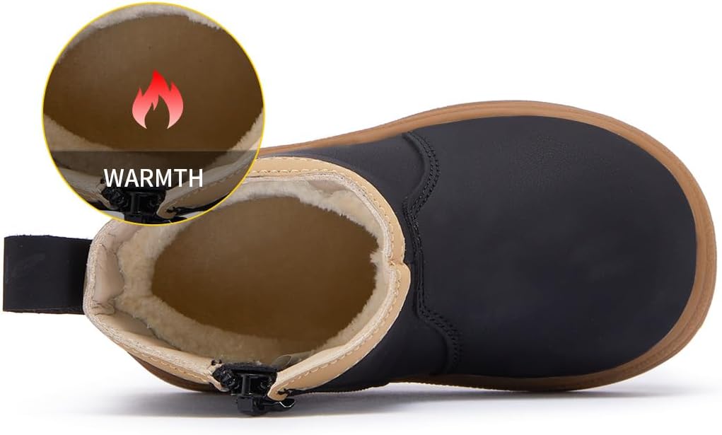 BMCiTYBM Baby Boys Girls Boots Infant Shoes First Walking Booties - Image 3