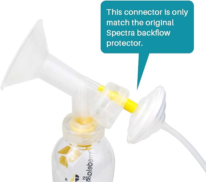 PumpMom-us Backflow Adapter for Spectra S1 S2 Pump to Use Medela Flanges and - Image 9