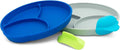 Silicone Easy Scoop & Hold Plate Set by 321Grow