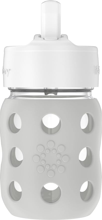 Lifefactory 8-Ounce Wide Neck Glass Baby Bottle by Lifefactory