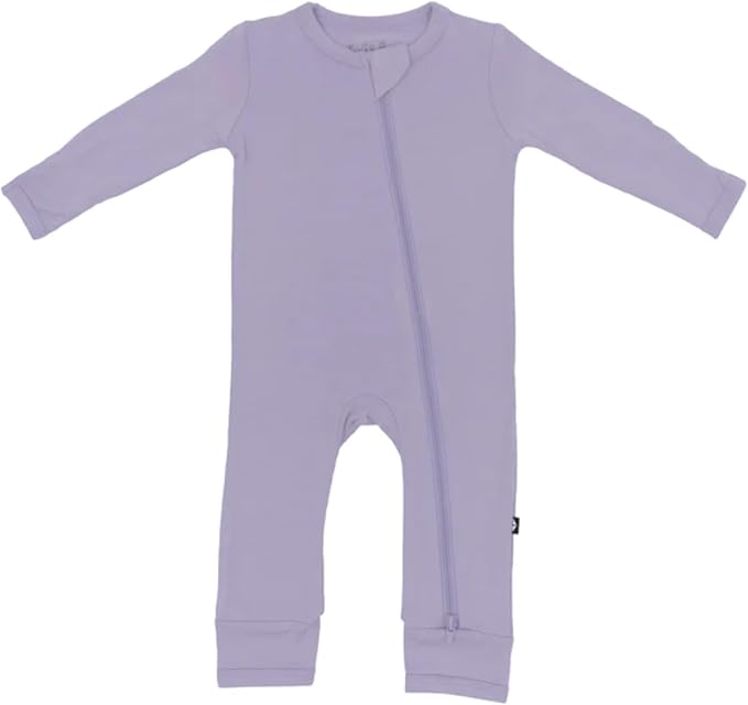 KYTE BABY Unisex Rayon Made From Bamboo Zippered Rompers 0-24 Months by KYTEBABY