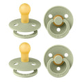 BIBS Pacifiers - Colour 4-Pack | BPA Free Baby Pacifier | Round Nipple Binkies by BIBS