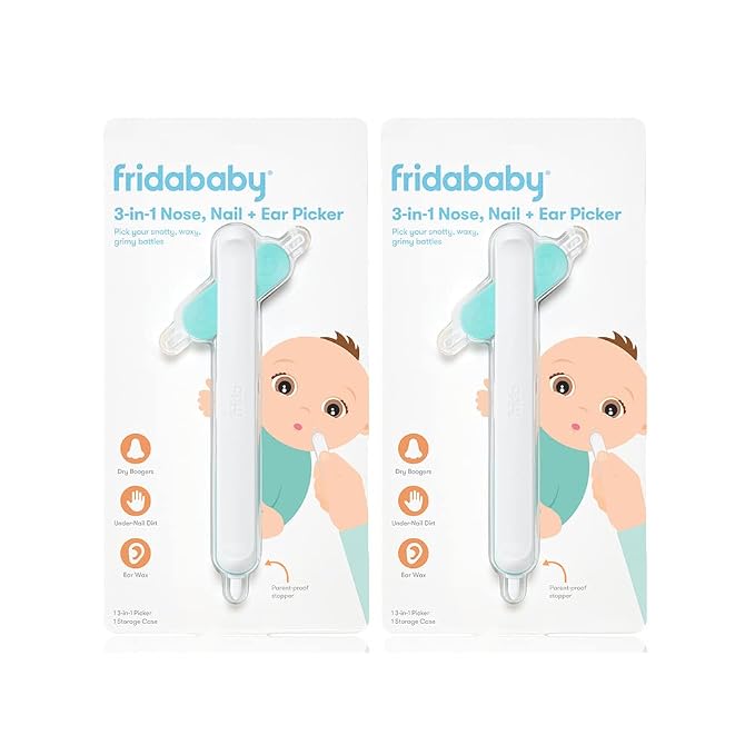 Frida Baby 3-in-1 Nose, Nail + Ear Picker by Frida Baby The Makers of NoseFrida by Frida