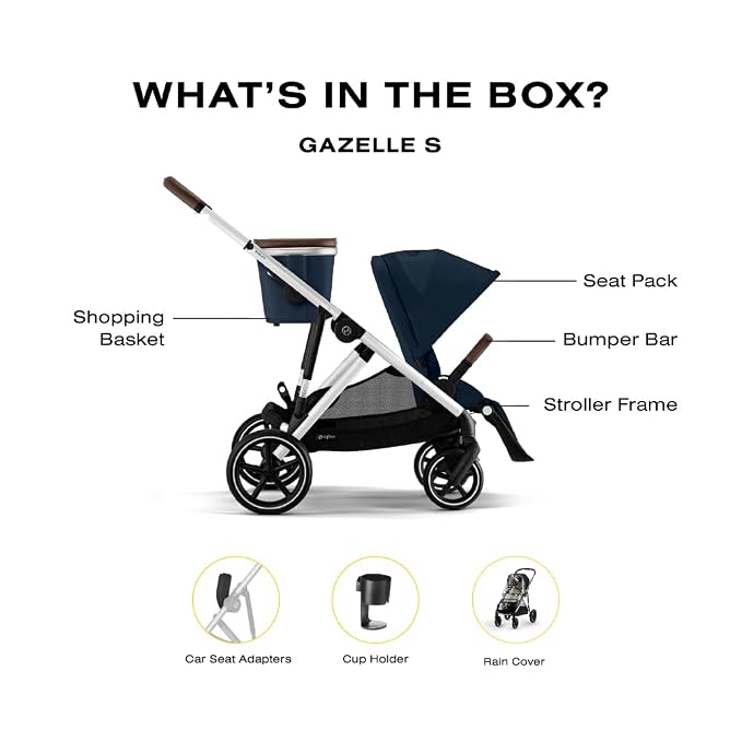 Cybex Gazelle S Stroller Modular Double Stroller - Image 4