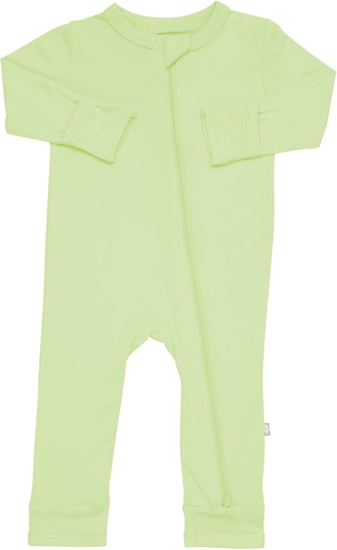 KYTE BABY Unisex Rayon Made From Bamboo Zippered Rompers 0-24 Months - Image 4