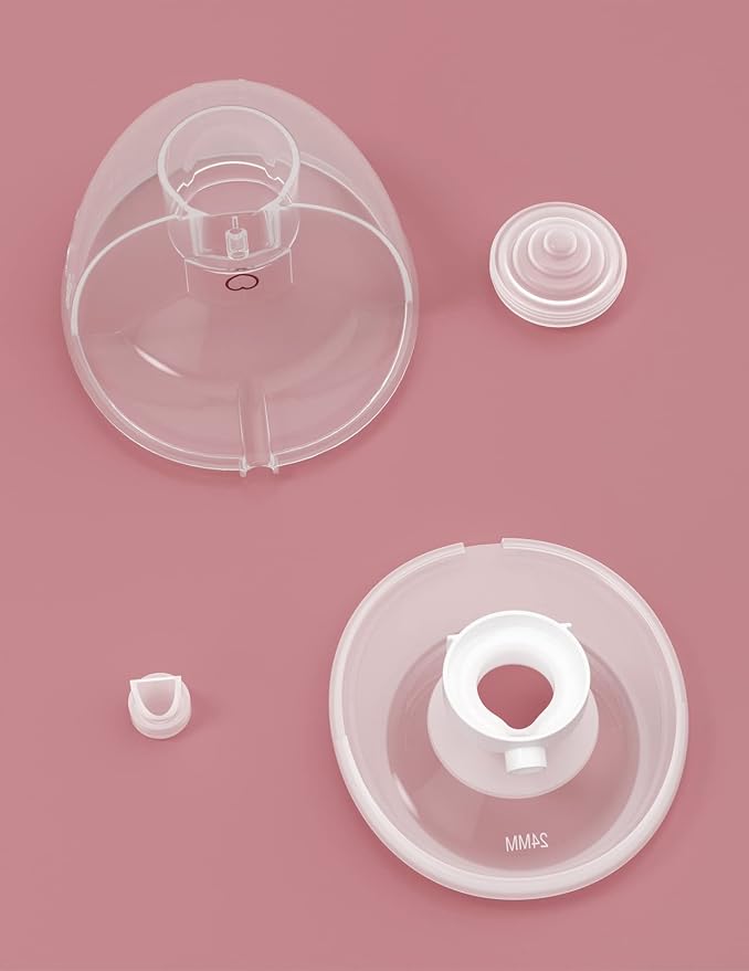 Momcozy Full Set Collector Cup, Original M5 Breast Pump Replacement Accessories - Image 2