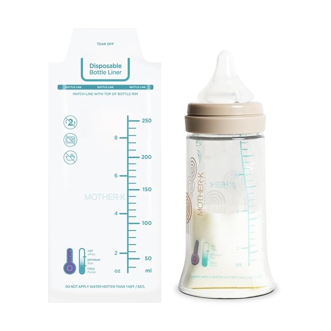 MOTHER-K Disposable Baby Bottle Liner, Must-Have Baby Travel Essentials - Image 3