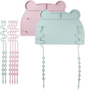 Picowe 2 Pack Silicone Suction Placemats by Picowe