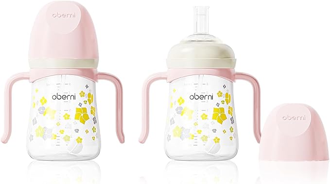 Baby Sippy Cup 240ml/8oz, Toddler Water Drinking Bottle by oberni