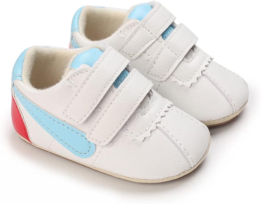 Clowora Baby Boys Girls Shoes Non-Slip Rubber Sole Sneakers Infant First - Image 2