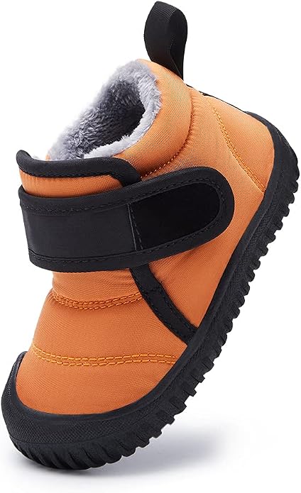 BMCiTYBM Toddler Baby Snow Boots Winter Shoes Boys Girls Cold Weather Baby Faux - Image 6