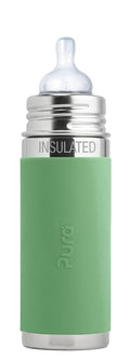 Pura Kiki 7oz Stainless Steel Insulated Infant Bottle – Includes Silicone by Pura