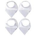 Copper Pearl 4 Pack Soft Cotton Baby Bibs by CopperPearl