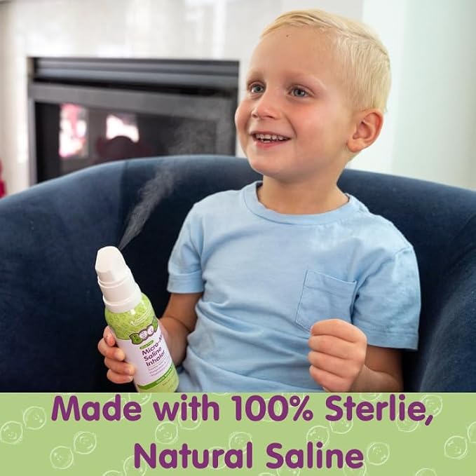 Boogie Micro-Mist Saline Inhaler Refill, Baby Nose Congestion Relief, Nasal - Image 4