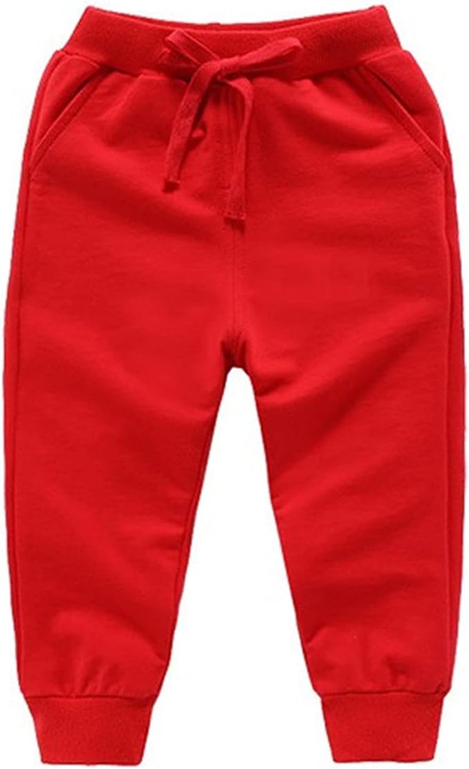 CuteOn Unisex Toddler Jogger Pants Kids Cotton Elastic Waist Winter Baby by CuteOn