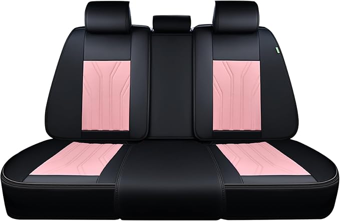 FLORICH Rear Seat Covers Leather Car Seat Covers Waterproof Back Seat Cover by FLORICH
