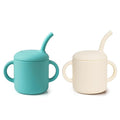 Silicone Baby Cup with Straw, Straw Cup by Catii