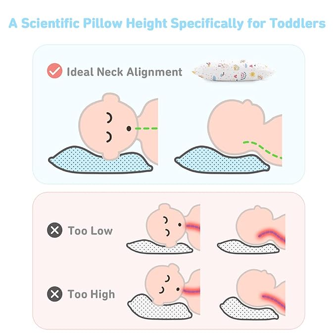 Toddler Pillow, 13X18 Toddler Pillows - Image 4
