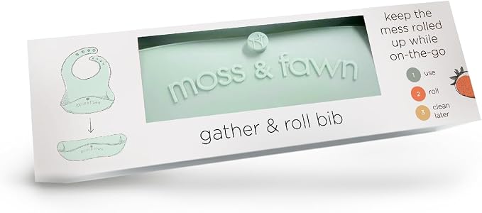 Moss and Fawn Gather & Roll Bib - Image 5