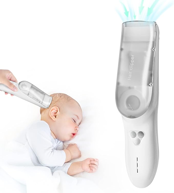 FERRISA Cordless Baby Hair Clippers, Vacuum Hair Clipper by FERRISA