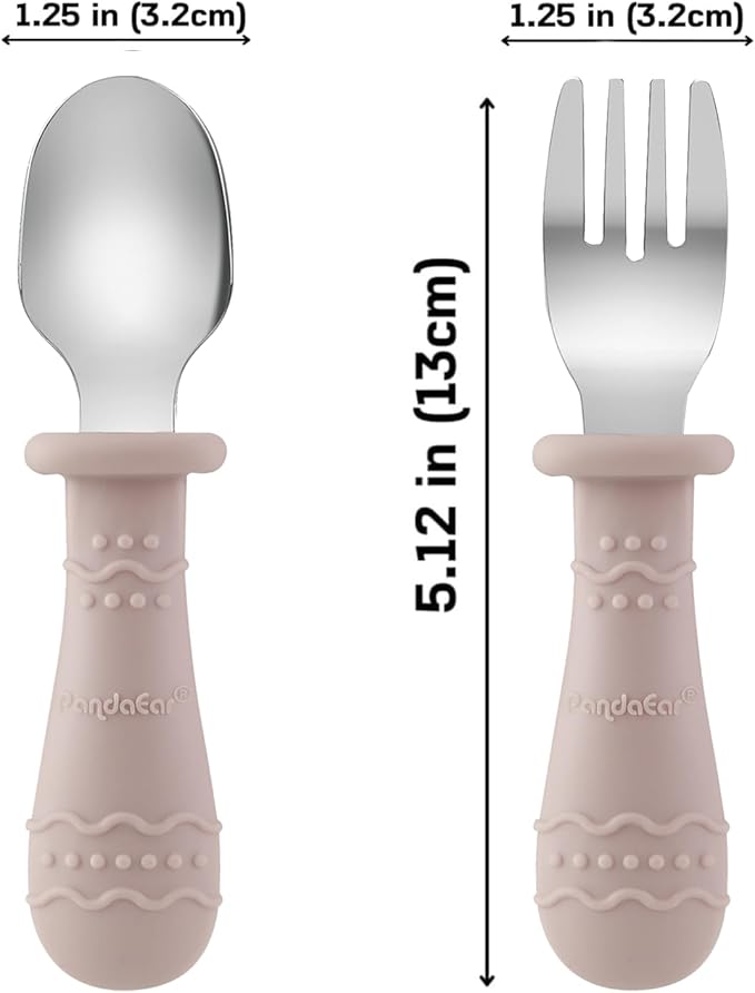 PandaEar 6-in-1 Stainless Steel Baby Feeding Set | Divided Suction Plate - Image 9