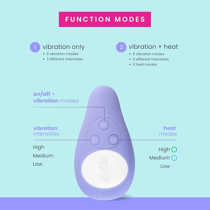 LaVie Warming Lactation Massager 3-in-1 Adjustable Heat + Vibration - Image 9