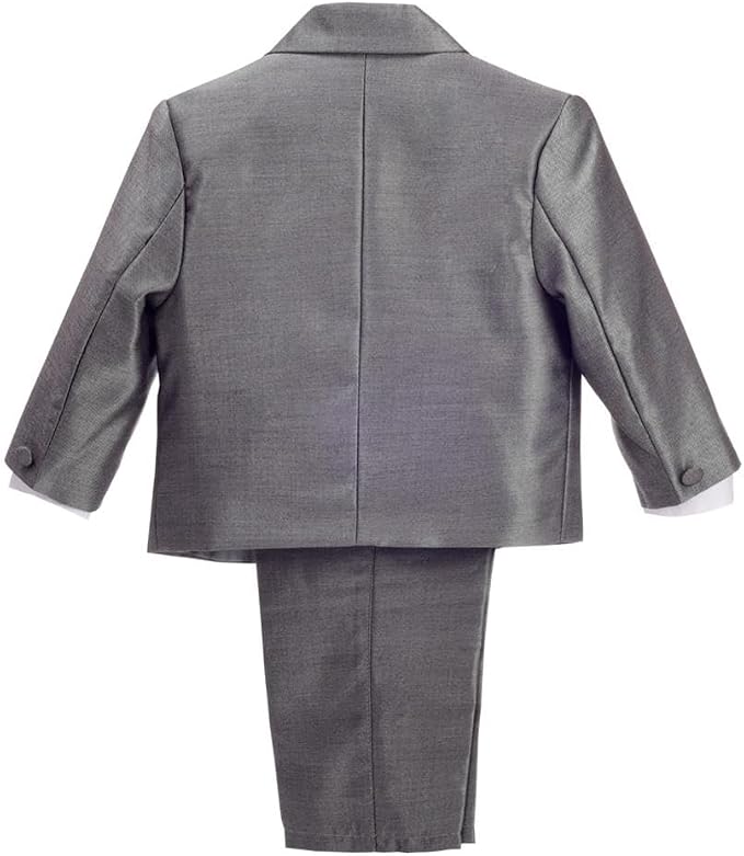 Dressy Daisy Baby Toddler Boy 5 Pcs Set Formal Tuxedo Suits No Tail Wedding - Image 2