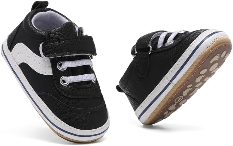 Clowora Baby Boys Girls Shoes Non-Slip Rubber Sole Sneakers Infant First - Image 3