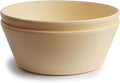 mushie Round Dinnerware Bowls for Kids | Made in Denmark by mushie