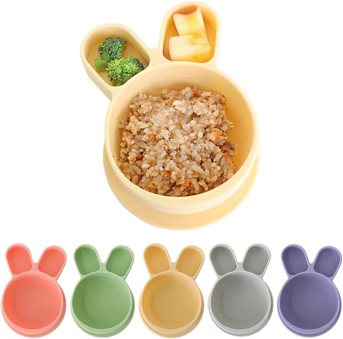 Baby Plates with Suction by Silunity