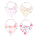 Copper Pearl 4 Pack Soft Cotton Baby Bibs by CopperPearl