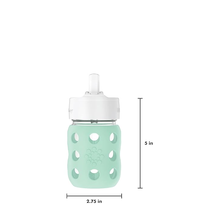 Lifefactory 8-Ounce Wide Neck Glass Baby Bottle - Image 6