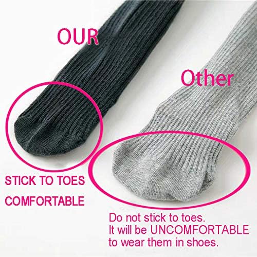 CECORC Baby Girls Tights Toddler Cable Knit Leggings Thick Cotton Infant - Image 2