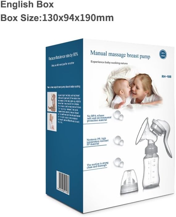 Manual Breast Pump for Breastfeeding, Small Portable Manual Breast Milk Catcher - Image 7