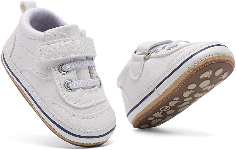 Clowora Baby Boys Girls Shoes Non-Slip Rubber Sole Sneakers Infant First - Image 5