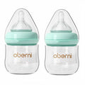 Glass Baby Bottles, Anti Colic Breastfeeding Bottle by oberni