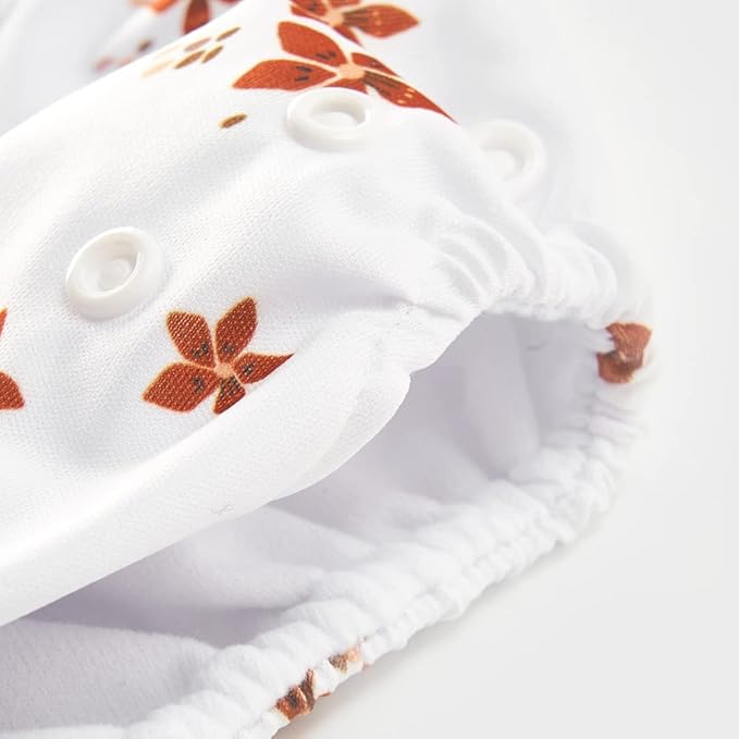 HappyFlute 9 Sets Newborn Baby Cloth Pocket Diapers One Size Adjustable Reusable - Image 4
