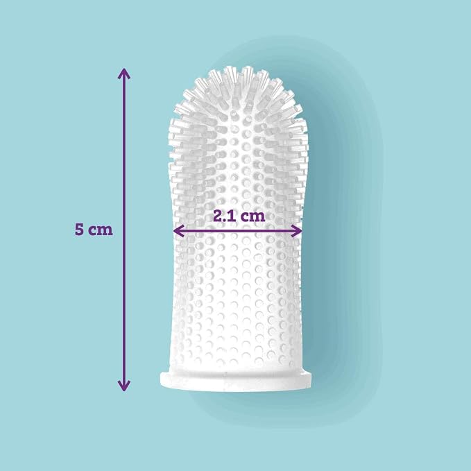 Baby Toothbrush, 360 Degree Bristle Silicone Finger Toothbrush 6 to 12 Months - Image 7