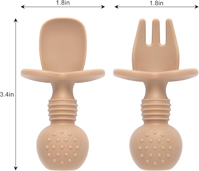 Silicone Baby Feeding Set, 2 Pack Divided Baby Plates - Image 6