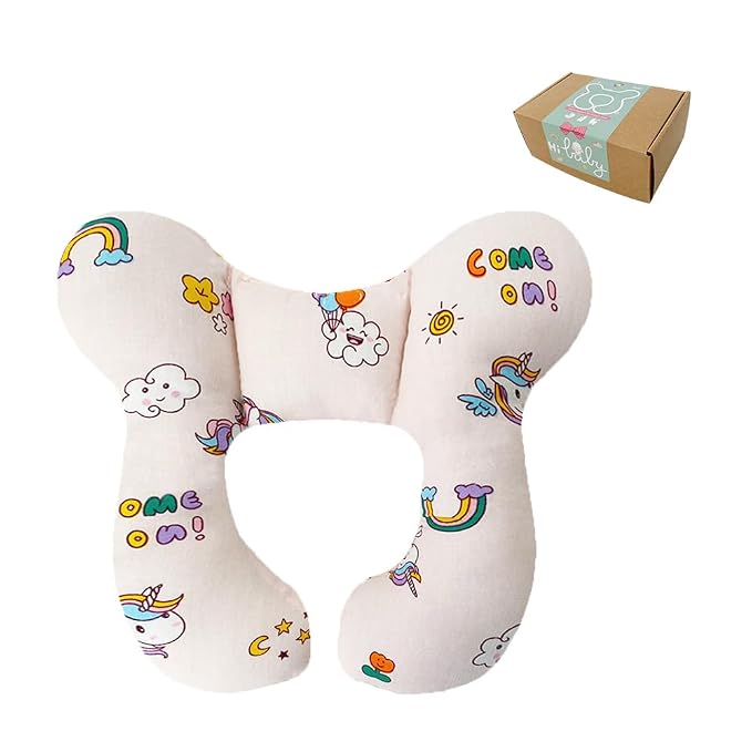 Baby Neck Pillows, Comfortable Baby Travel Head Neck Support Pillow by ComfortableJoyful