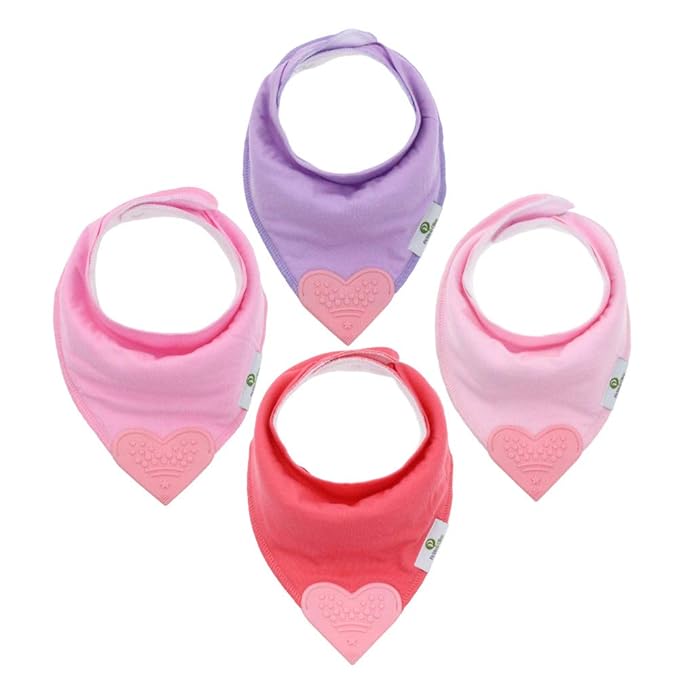 Baby Bandana Teething Bibs by PickleOlive