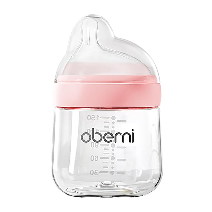Baby Bottles with Off-Centered Natural Flow Nipple by oberni