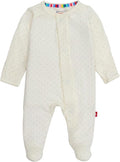Magnetic Me Girls Modal Magnetic Baby Footie Pajamas | Silky Soft Modal Fabric by magneticme