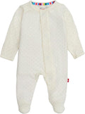 Magnetic Me Girls Modal Magnetic Baby Footie Pajamas | Silky Soft Modal Fabric by magneticme
