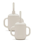 Lalo Little Cup 2-Pack, Non-Toxic Silicone Straw Cup by Lalo